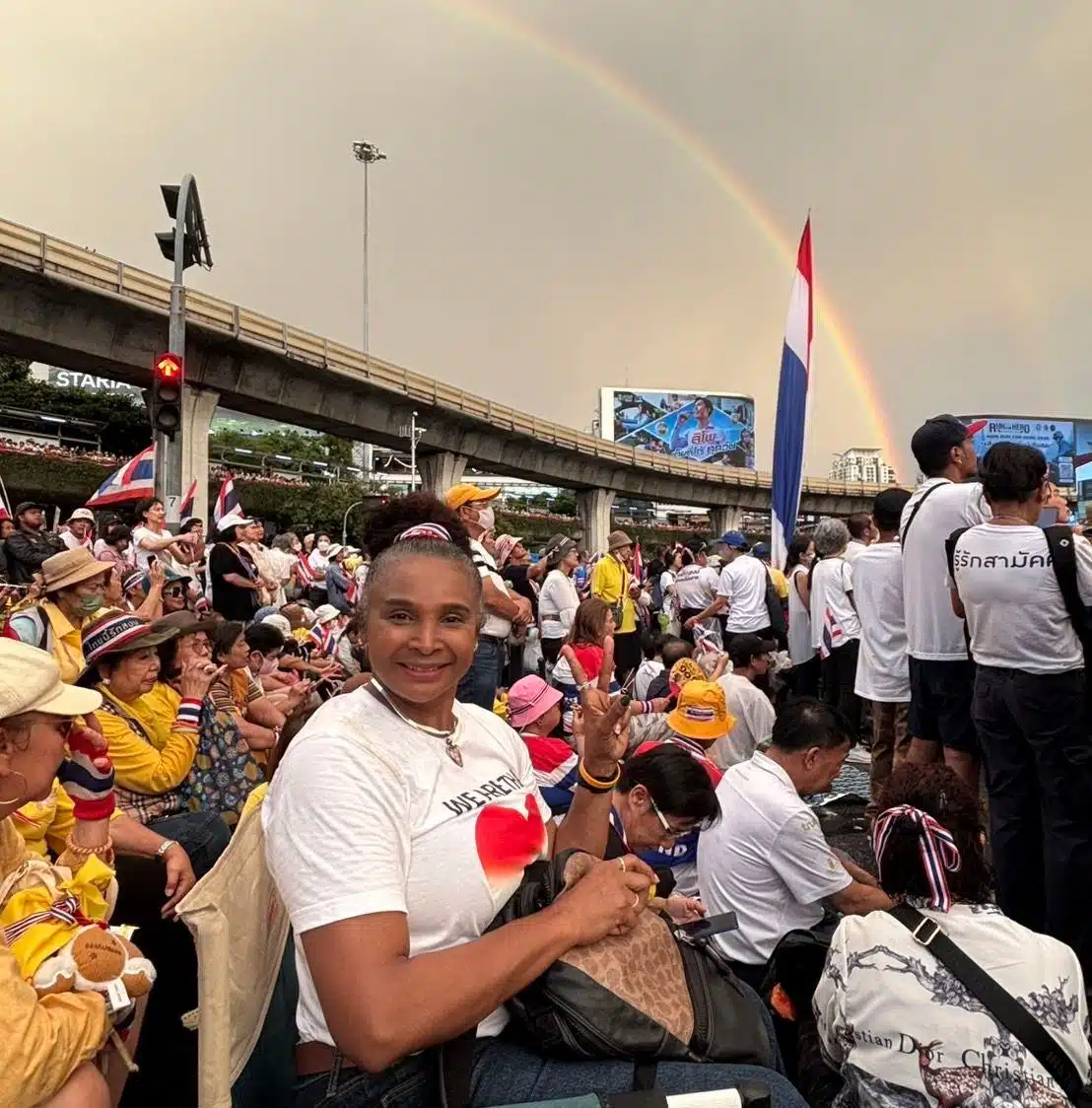 เรวดี ศรีท้าว ขณะฝึกซ้อมเพื่อเตรียมตัวแข่งขันกีฬา