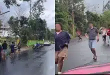 เพจดังเผยคลิปวินาทีหนีตาย ชายคลั่งวัย 18 ปี