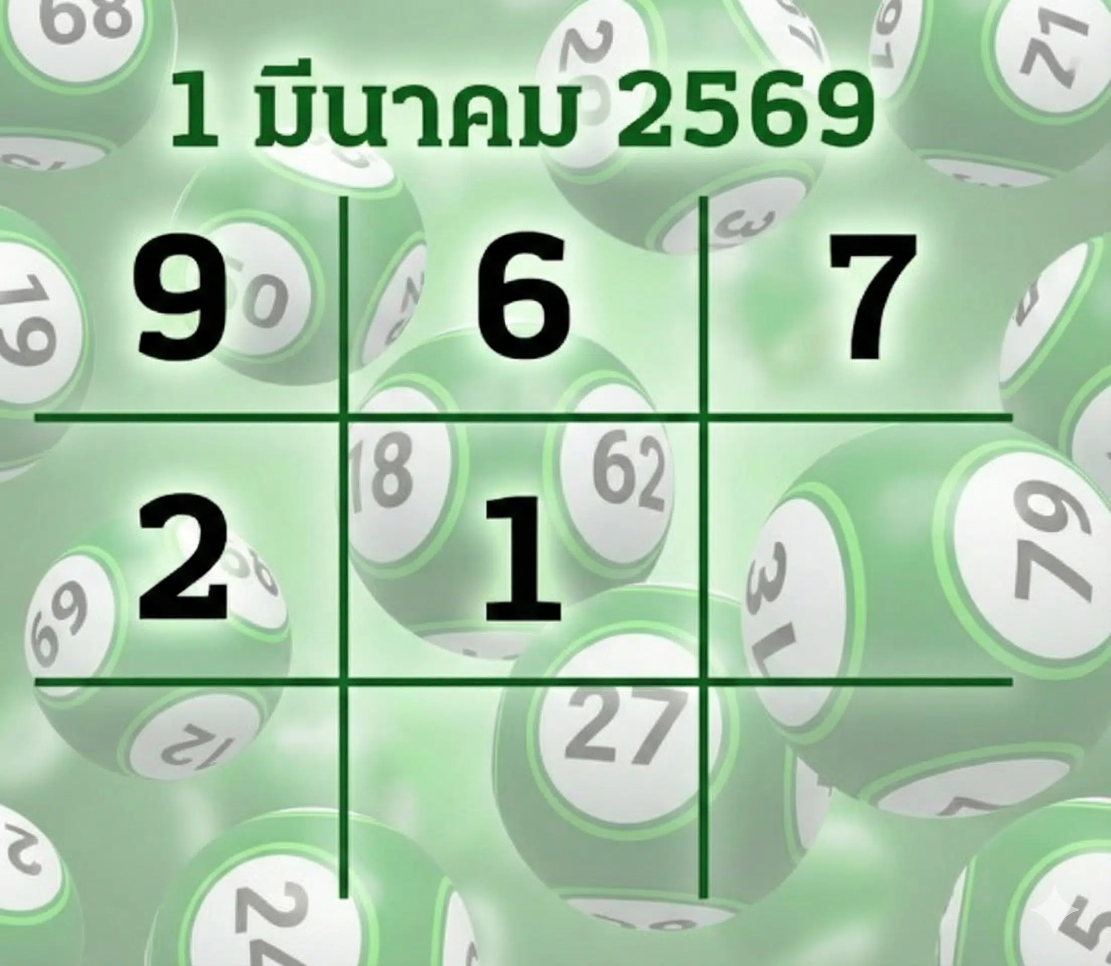 หวยหนังสือพิมพ์ เลขเด็ด ไทยรัฐ 1 มี.ค. 69