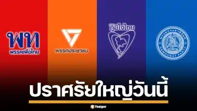 รวมพิกัด เวทีปราศรัยใหญ่ โค้งสุดท้าย 4 พรรคการเมือง ก่อนเลือกตั้ง 8 ก.พ.นี้