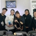 กระติ๊บ ปลื้มปิติ พระองค์เจ้าสิริภาจุฑาภรณ์ ทรงพระกรุณาโปรดชวนรับประทานอาหาร ณ ที่ประทับ