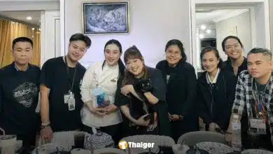 กระติ๊บ ปลื้มปิติ พระองค์เจ้าสิริภาจุฑาภรณ์ ทรงพระกรุณาโปรดชวนรับประทานอาหาร ณ ที่ประทับ