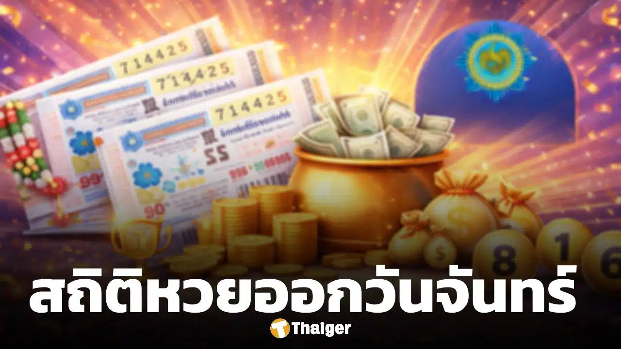 สถิติหวยออกวันจันทร์ 16 มี.ค. 69 สรุปผลย้อนหลัง 20 ปีหวยงวดนี้ แนวโน้มเลขเด่น 2-3 ตัวท้ายออกซ้ำ