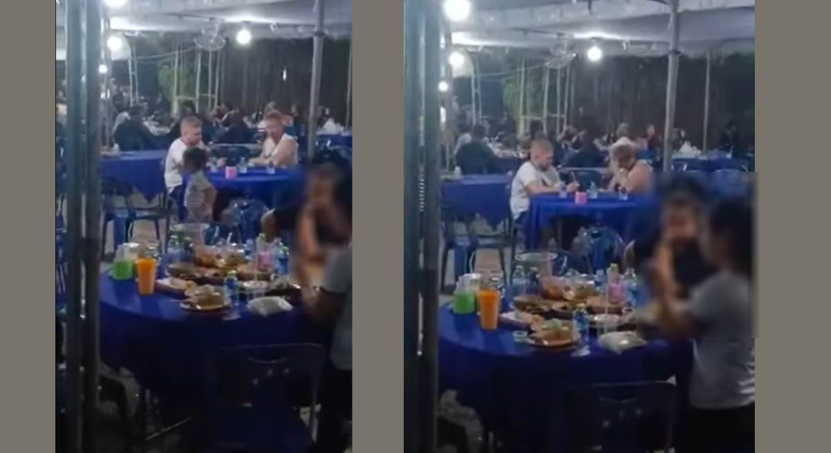 คลิปไวรัลฝรั่งนึกว่างานศพคือร้านบุฟเฟต์