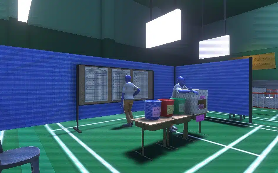 ในเกม คอร์ทหลอน ซ่อนกลิ่น ผู้เล่นจะต้องสังเกตสิ่งผิดปกติเพื่อเอาชีวิตรอด