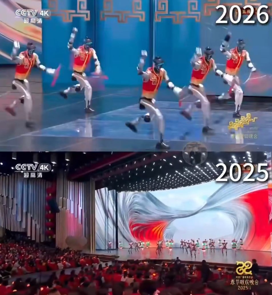 การเปรียบเทียบหุ่นยนต์จีน 2025 และ 2026 แสดงถึงการพัฒนาที่น่าทึ่ง