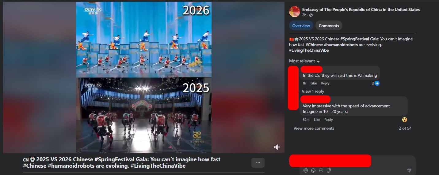 การเคลื่อนไหวของหุ่นยนต์จีน 2026 ทำให้ดูเหมือนภาพยนตร์ไซไฟ