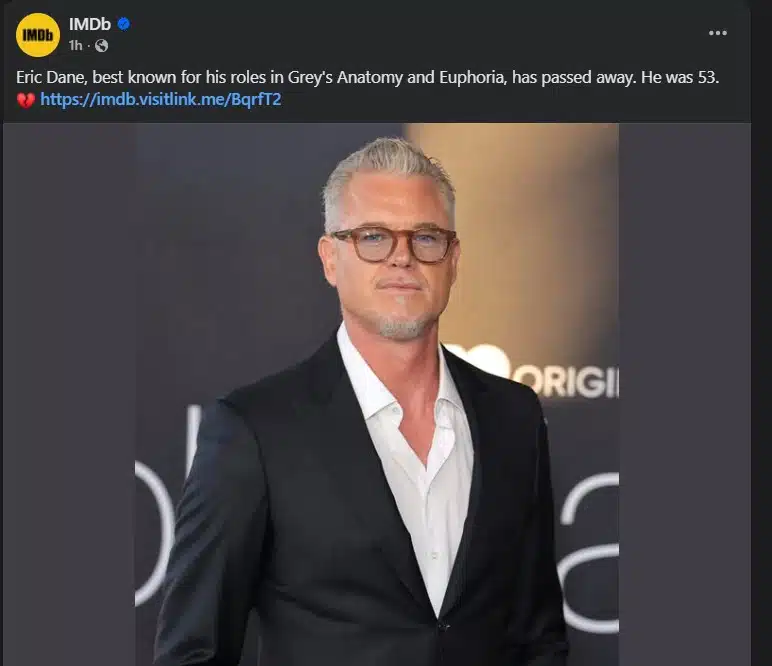 FB/IMDb อีริก เดน เสีย