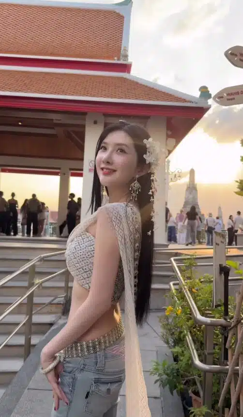 เบียร์ เดอะวอยซ์ ห่มสไบใส่ยีนส์-6