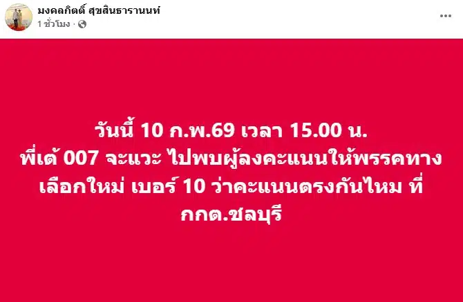 เต้ มงคลกิตติ์ ไม่เชื่อได้คะแนนเลือกตั้งน้อย-3
