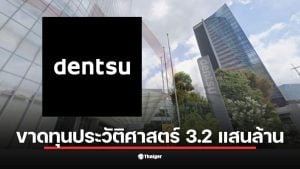 บริษัทยักษ์โฆษณาญี่ปุ่น เดนท์สุ เผยผลประกอบการปี 2025 ขาดทุนสุทธิ 3.28 แสนล้านเยน