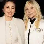 พระราชินี ทรงฉายกับ โดนาเทลลา เวอร์ซาเช่ ดีไซเนอร์และผู้นำแฟชั่นระดับโลกชาวอิตาลี