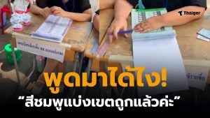 สีชมพูแบ่งเขตถูกแล้วค่า