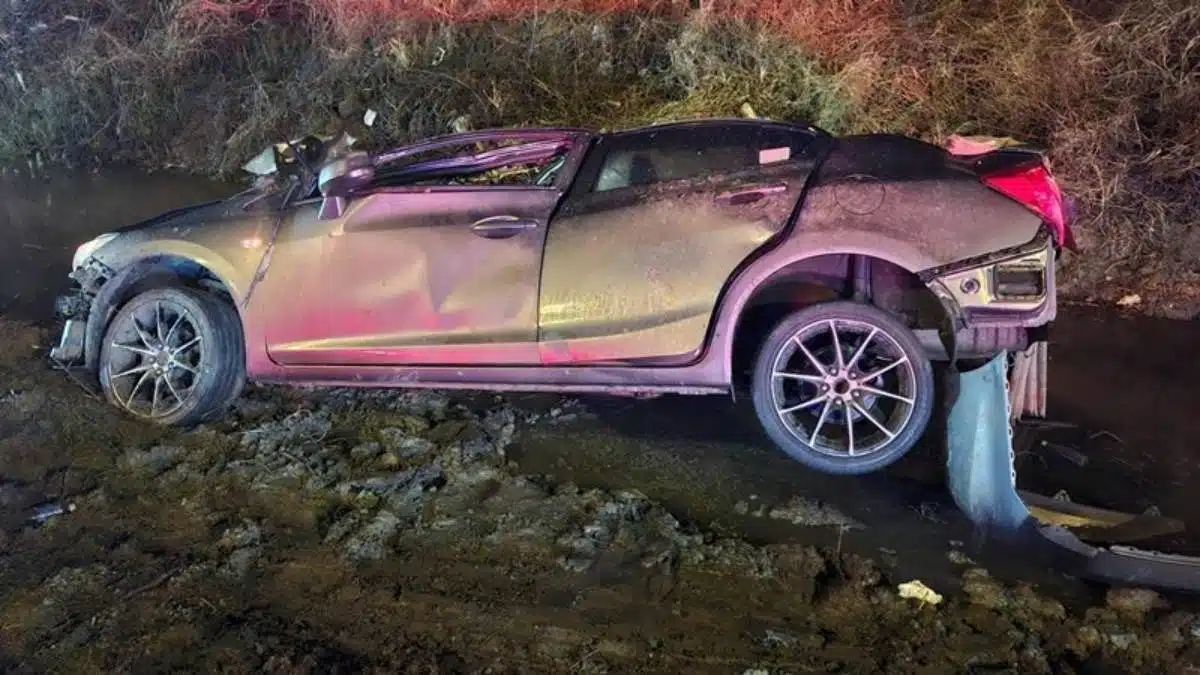 รถเก๋งคันที่เกิดเหตุ