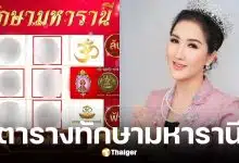 เลขเด็ดทักษามหารานี งวด 16 ก.พ. 69