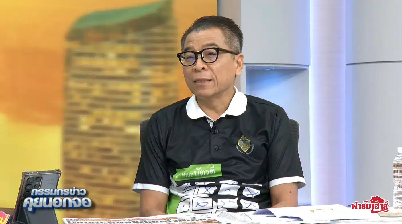 นายแสวง บุญมี เลขาธิการ กกต. ให้สัมภาษณ์ในรายการ