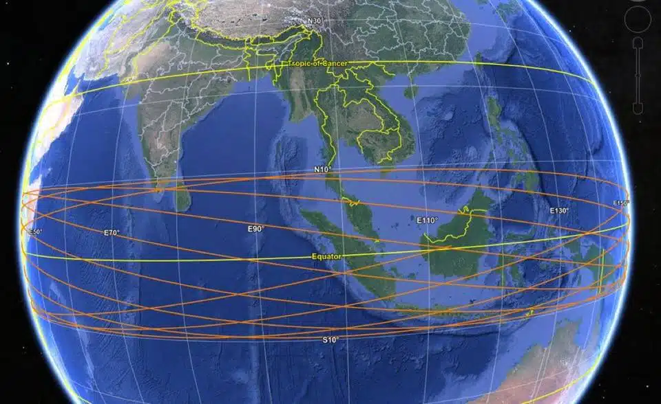 ไทยโดนไหม? เปิดข้อมูลพิกัดวงโคจร ดาวเทียม