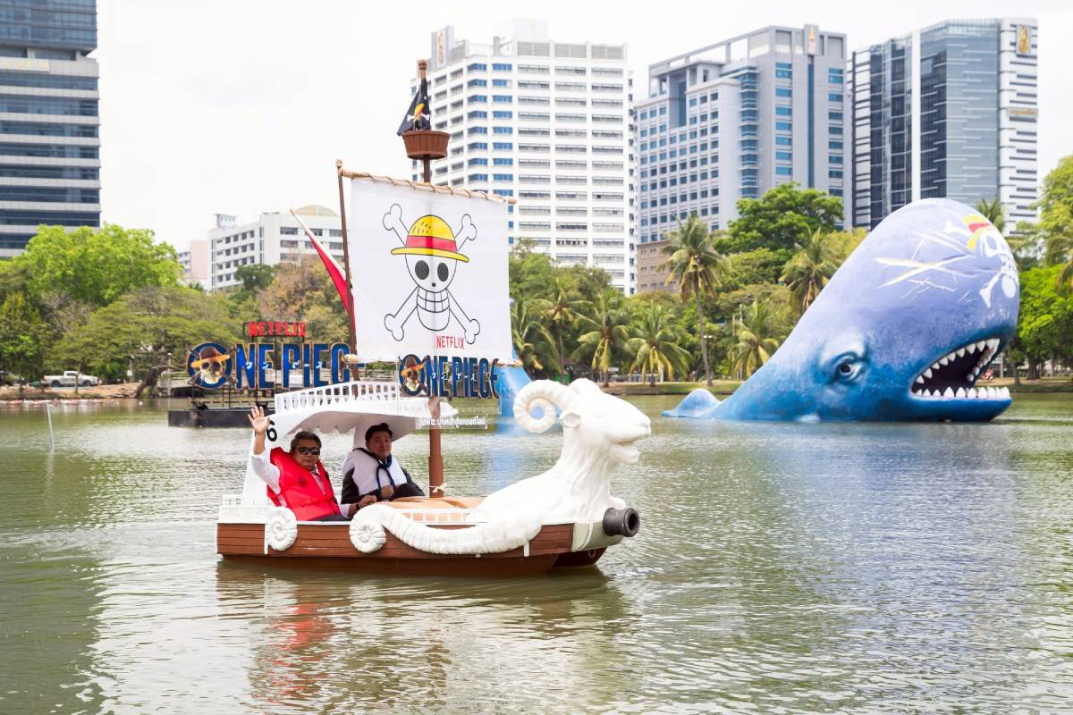 GRAND LINE IN THAILAND: Netflix Transforms Lumpini Park