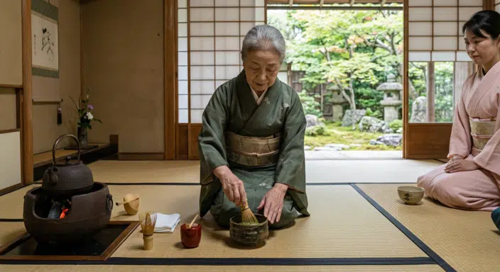 พิธีชงชาของญี่ปุ่น