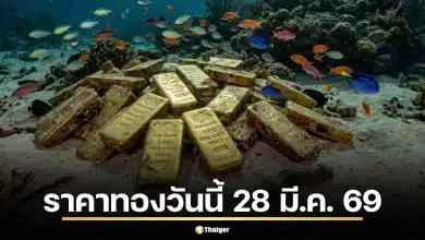 ราคาทองวันนี้ 28 มี.ค. 69 รอประกาศครั้งที่ 1 หลังเย็นวันศุกร์แกว่งแรง