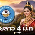 หวยลาว 4 มีนาคม 2569