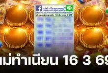 เลขเด็ด แม่ทำเนียน งวด 16/3/69 รวบตึงเลขมงคล-เลขดังทั่วไทยอ คอหวยพลาดไม่ได้
