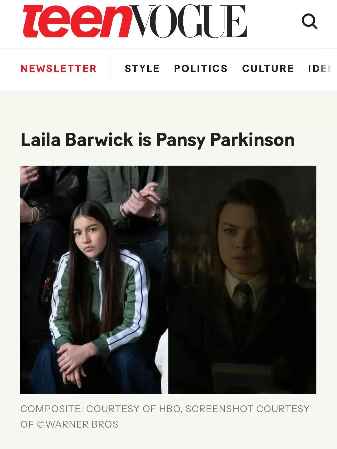Laila Barwick นักแสดงลูกครึ่งไทย-อังกฤษ ซีรีส์ Harry Potter