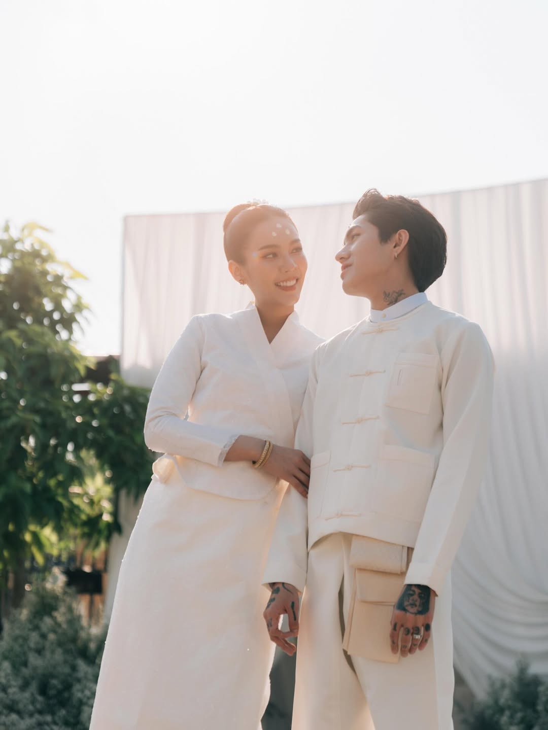 นางเอกช่อง 7 ควงแฟนหนุ่ม เข้าพิธีแต่งงานแบบล้านนา บรรยากาศอบอุ่นเรียบง่าย-5