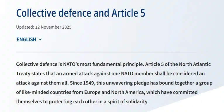 ตุรกียืนกรานไม่ให้น่านฟ้าและดินแดนใช้โจมตีเพื่อนบ้าน พร้อมเกราะป้องกัน NATO มาตรา 5
