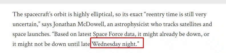 เปิดข้อมูลพิกัดวงโคจร