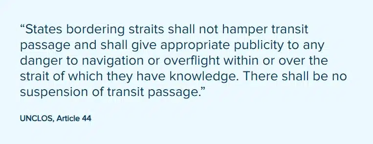 นุสัญญาสหประชาชาติว่าด้วยกฎหมายทะเล (UNCLOS) ปี 1982