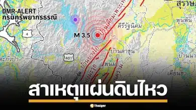 เผยต้นตอ แผ่นดินไหว จ.สุราษฎร์ฯ ต่อเนื่อง 12 ครั้งใกล้ เขื่อนรัชชประภา ยืนยันไม่กระทบ