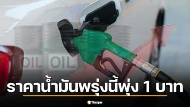 ราคาน้ำมันพรุ่งนี้ 24 มี.ค. 69 เบนซินพุ่ง 1 บาท ดีเซลขยับ 90 สต.