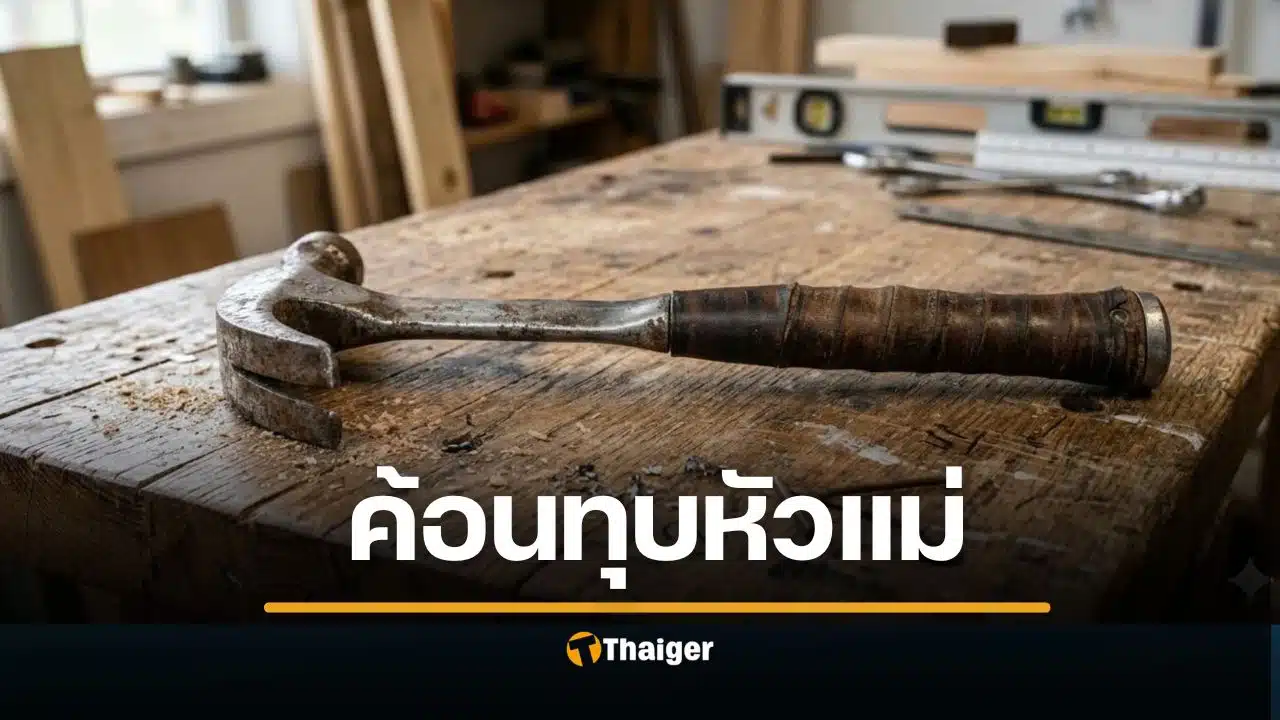 ลูกทรพี อายุ 13 ใช้ค้อนทุบหัวแม่บังเกิดเกล้าจนตาย ซ้ำ โทรแจ้งตำรวจเอง