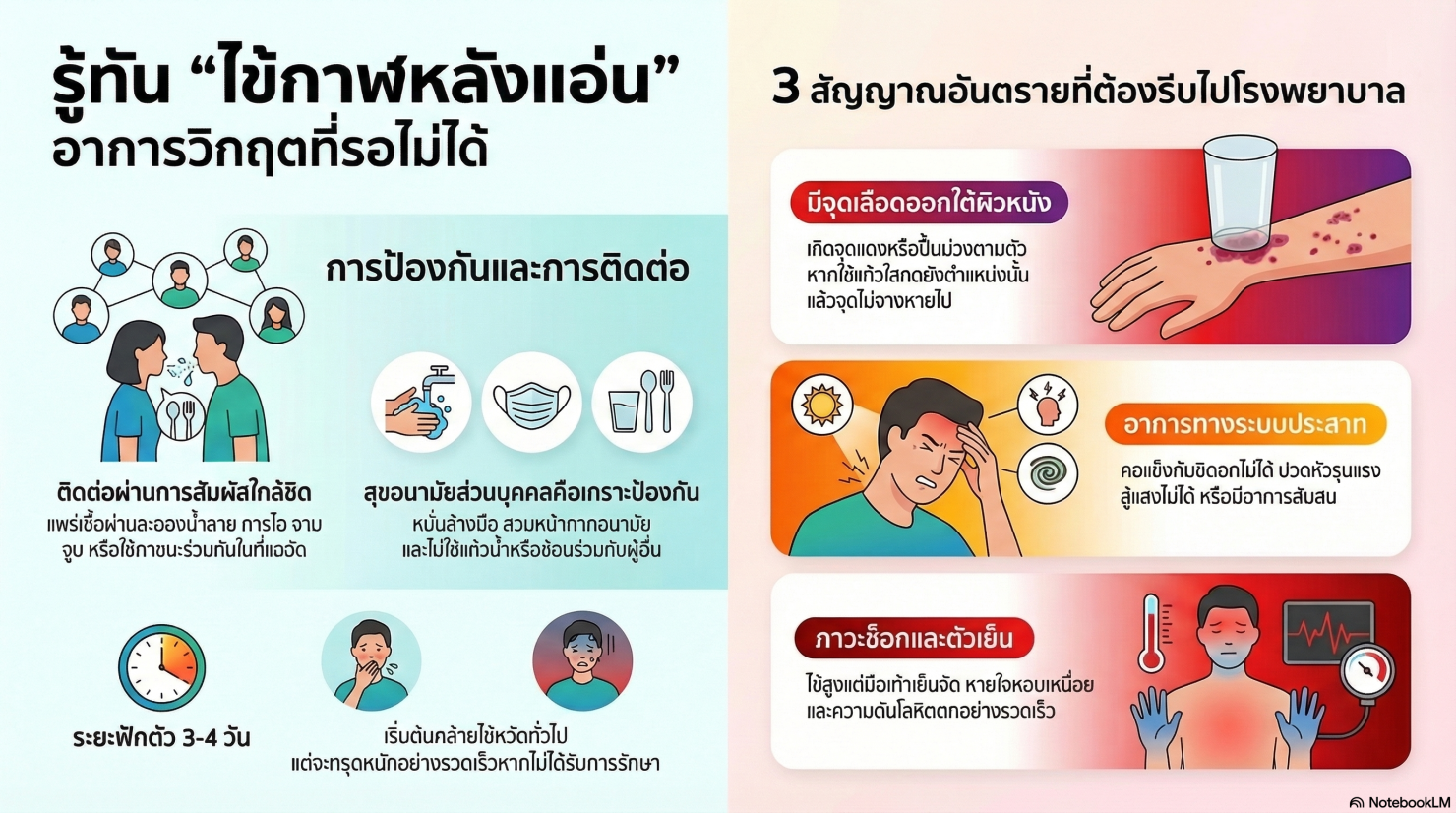 เช็กอาการ ไข้กาฬหลังแอ่นระบาด คนไทยตายแล้ว 3 ติดต่อทางไหน