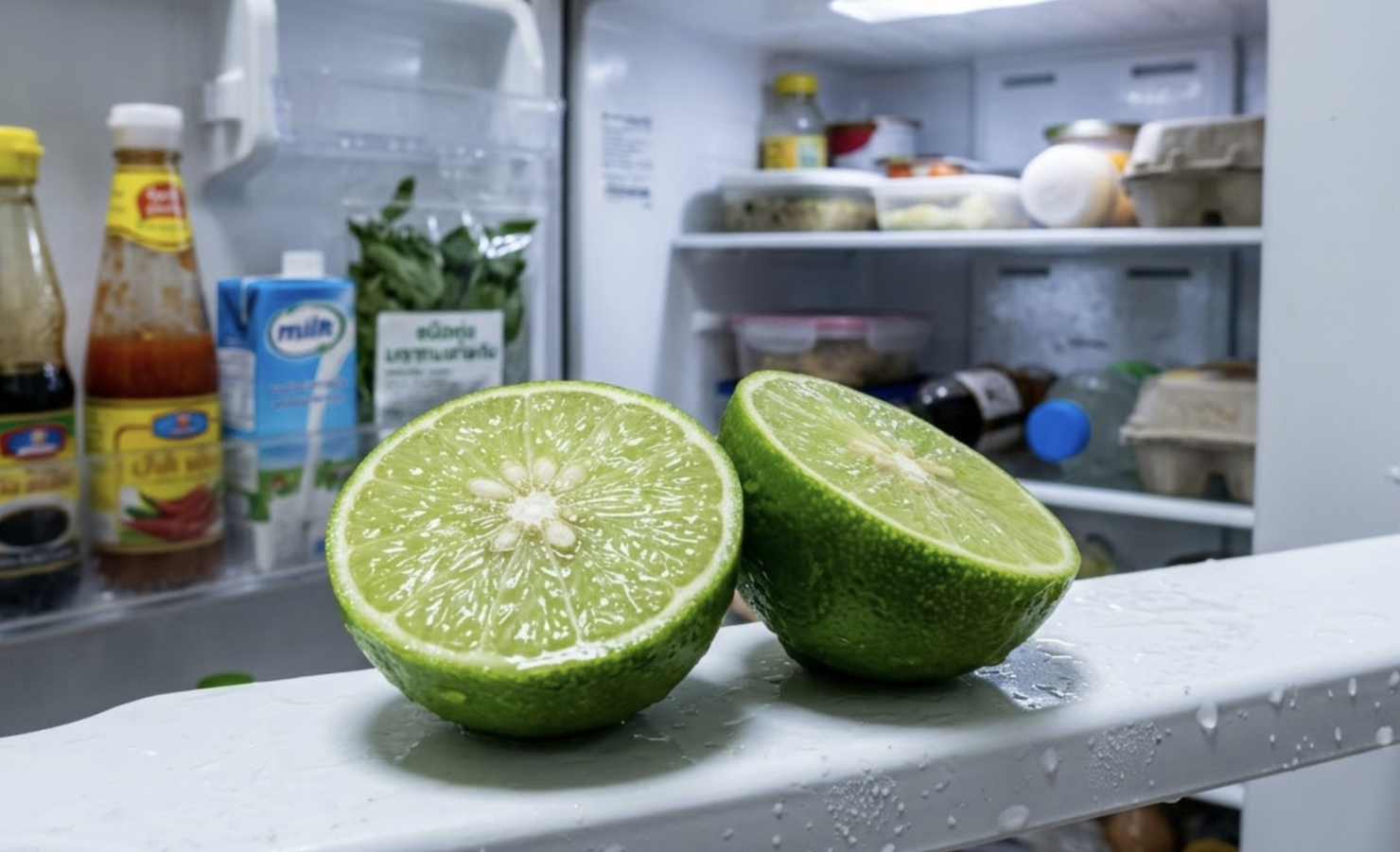 คนไทยชอบทิ้งมะนาวผ่าซีก ไว้ฝาตู้เย็น