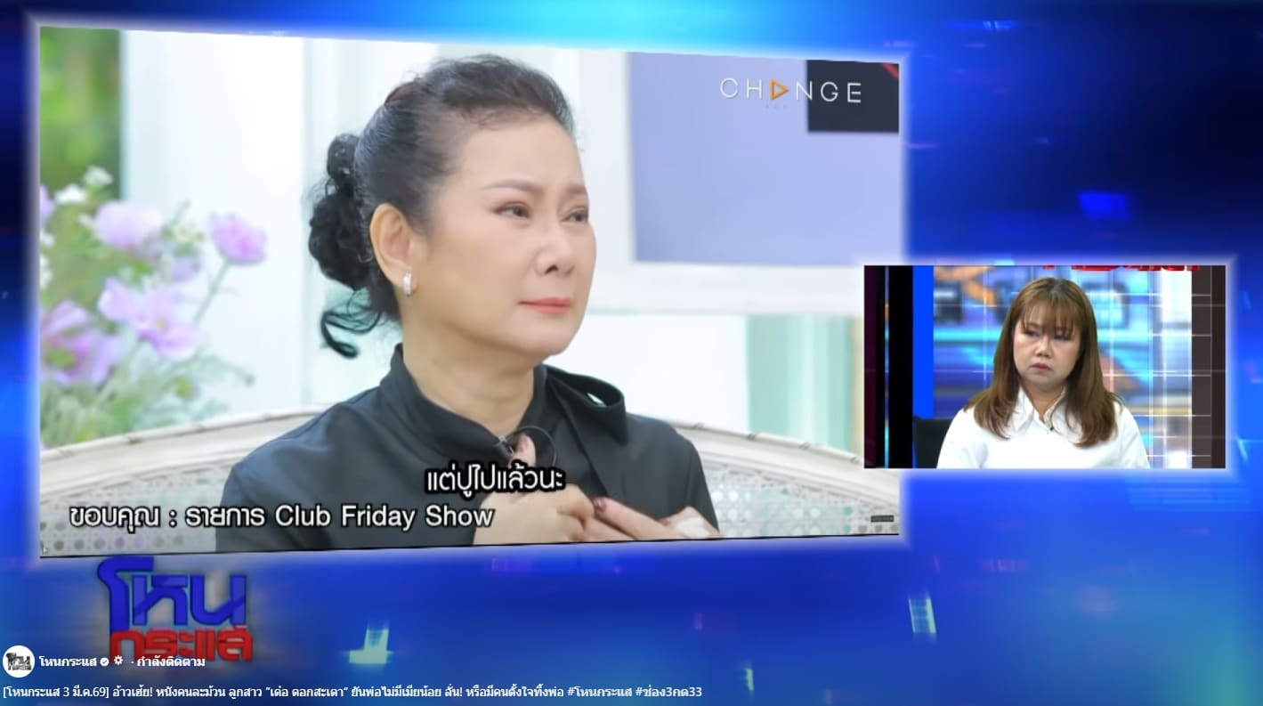 ลูกสาว เด๋อ ดอกสะเดา ยืนยันพ่อไม่ได้มีเมียน้อย ขวัญ ย้ำ ไปเยี่ยมด้วยความบริสุทธิ์ใจ-2