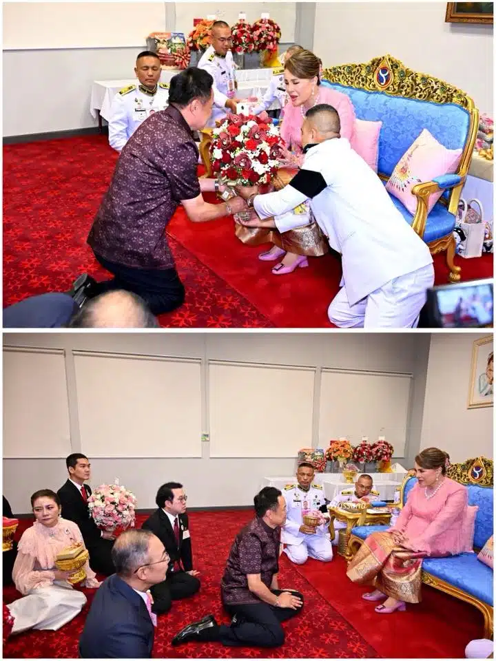 นายกฯ อนุทิน ก้มกราบ ทูลกระหม่อมหญิงอุบลรัตนฯ เข้าเฝ้าถวายพระพรวันคล้ายวันประสูติ