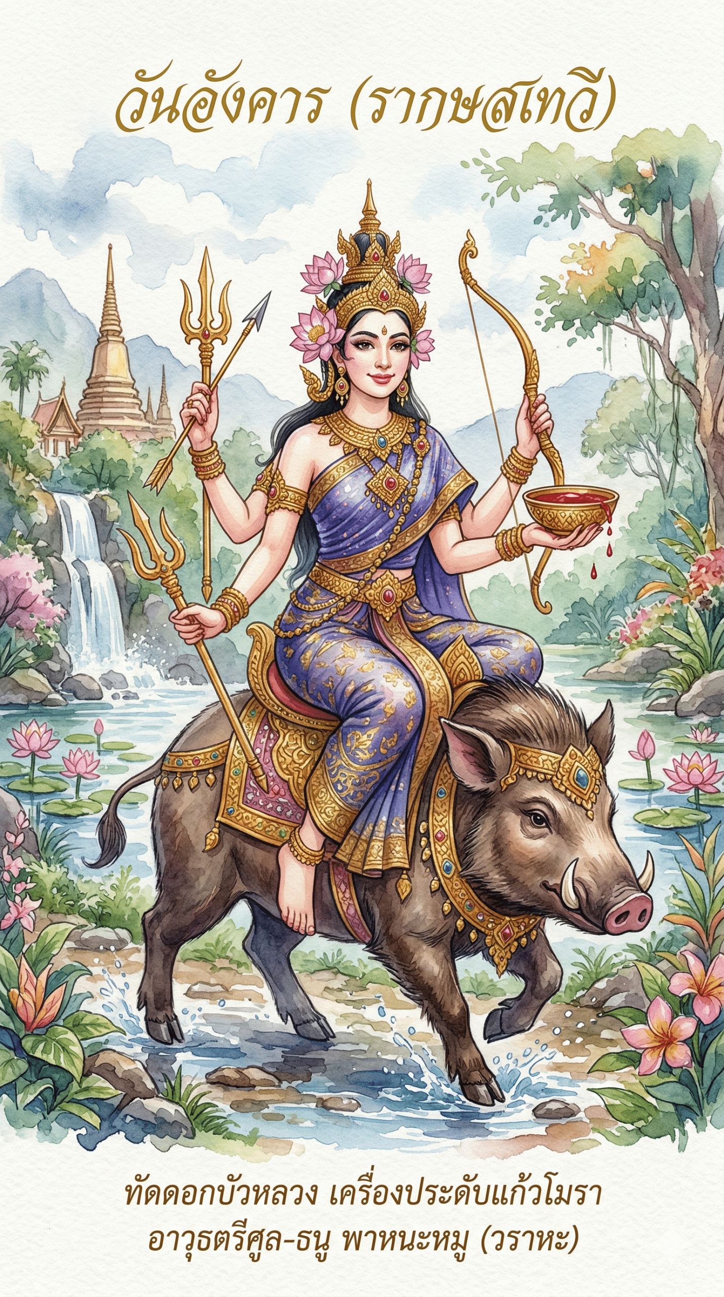 เปิดประวัติ "รากษสเทวี" นางสงกรานต์ประจำวันอังคาร