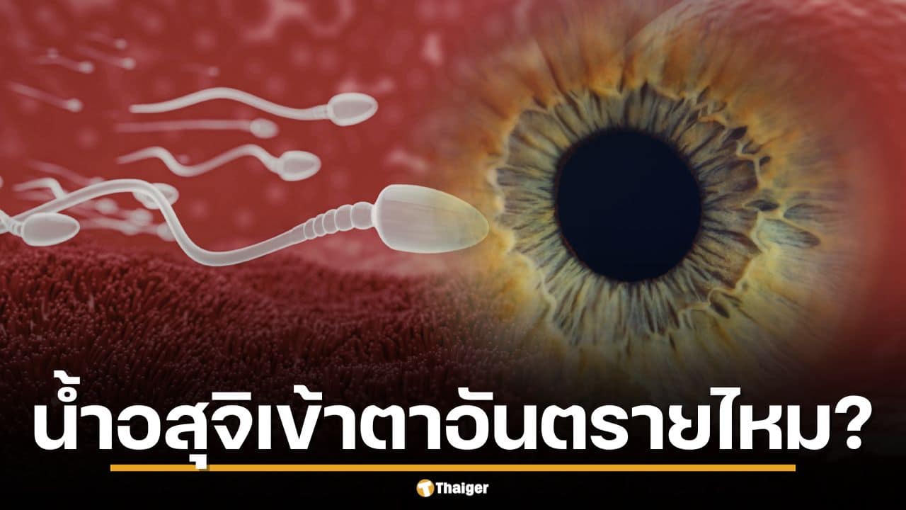 น้ำอสุจิเข้าตา อันตรายไหม? หมอตาไต้หวันเฉลยละเอียด