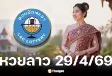 หวยลาว 29 เมษายน 2569