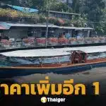 เรือคลองแสนแสบ ปรับขึ้นค่าโดยสารอีก 1 บาทวันนี้ ดันราคารวมพุ่ง 6 บาท