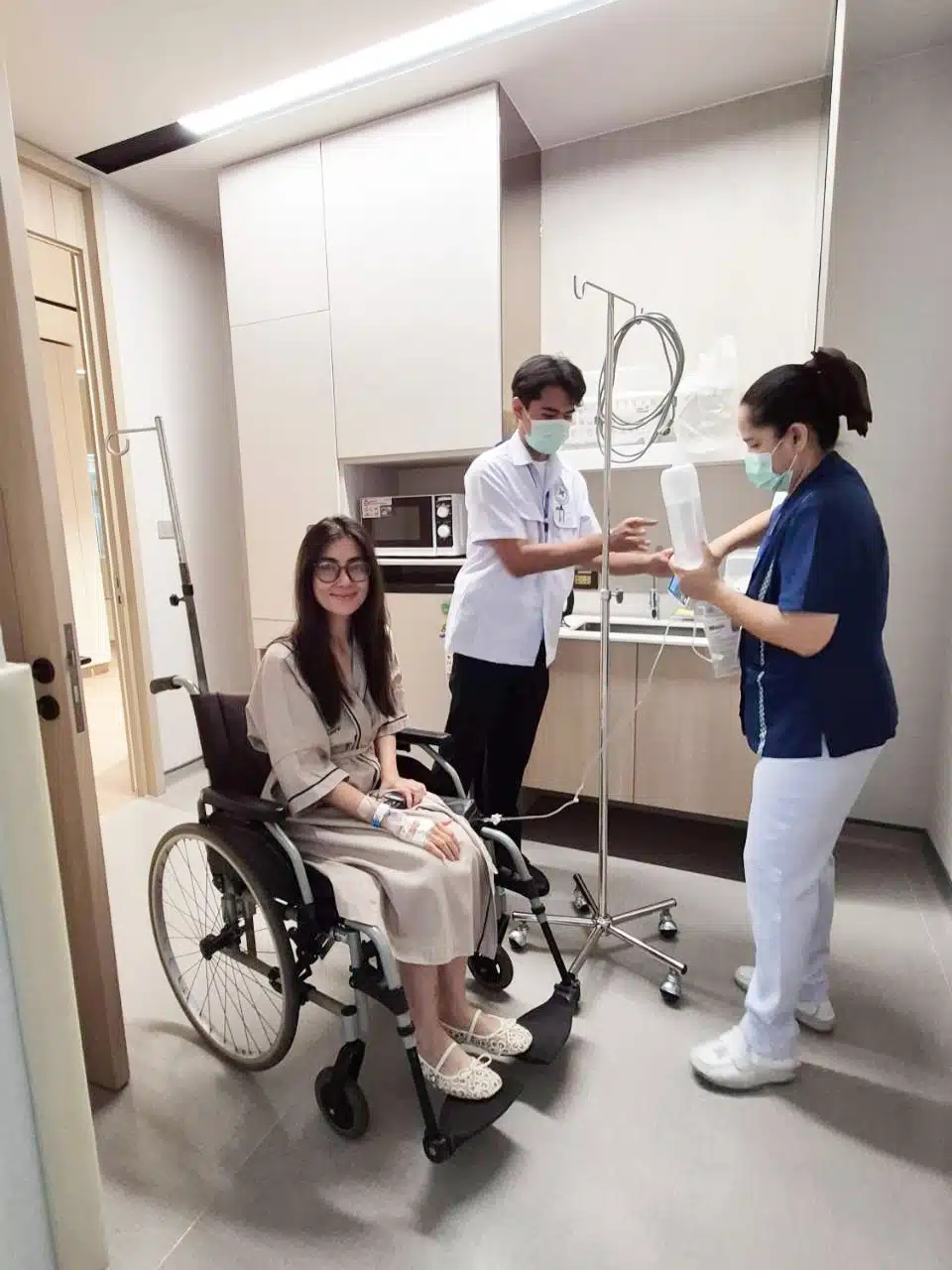 จ๊ะจ๋า พริมรตา ผ่าตัดช็อกโกแลตซีสต์