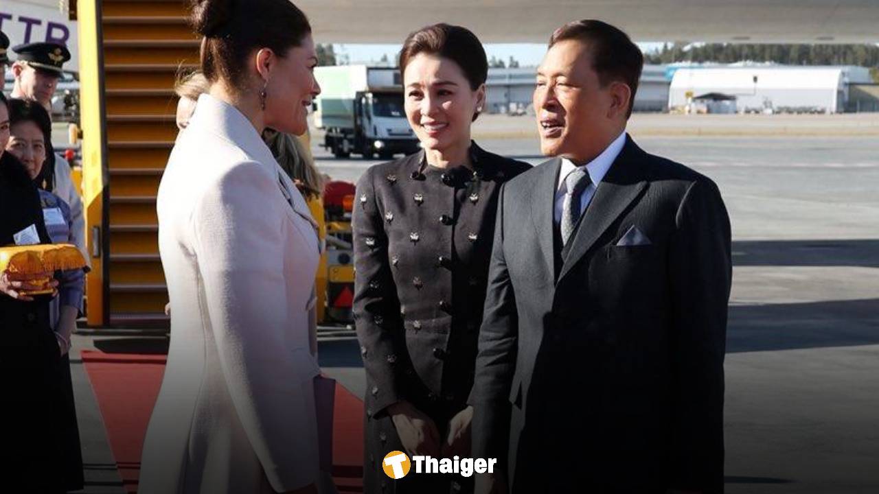 เลขเครื่องบินพระที่นั่ง ในหลวง-พระราชินี เสด็จฯ เยือนราชอาณาจักรสวีเดน เลขมงคล 2/5/69