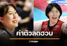 ใจหาย นักวอลเลย์บอลหญิงทีมชาติ ค่าตัวลดหวบ จาก 775 เหลือ 180 ล้าน