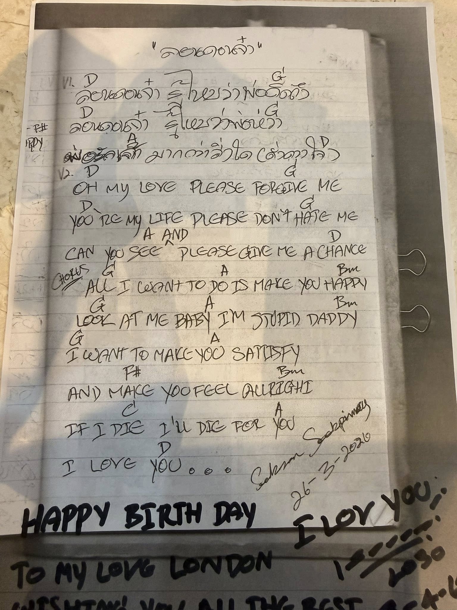 จุกในอก เปิดจดหมาย เสก โลโซ เขียนถึงลูก ๆ อ่านแล้วน้ำตาซึม แฟนเพลงส่งกำลังใจ-2