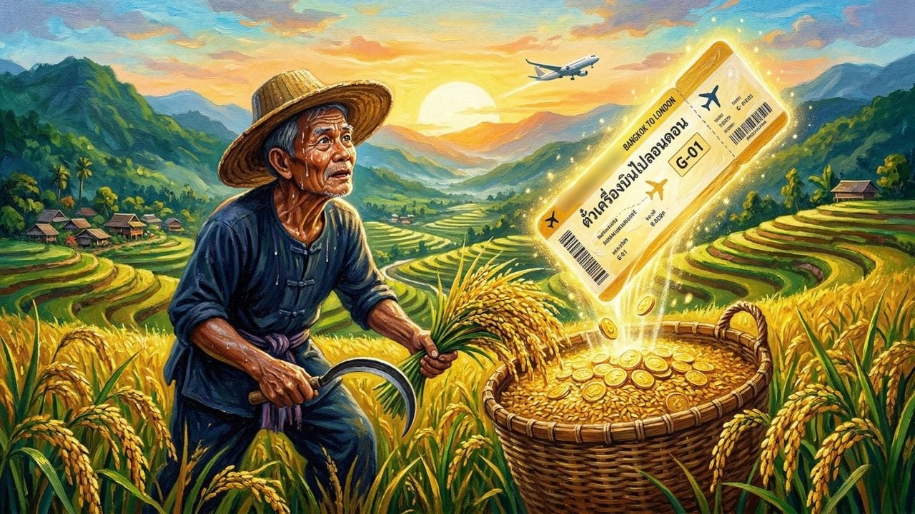 ซื้อทอง 1 บาทวันนี้ เท่ากับตั๋วเครื่องบินไปกลับกี่เที่ยว?