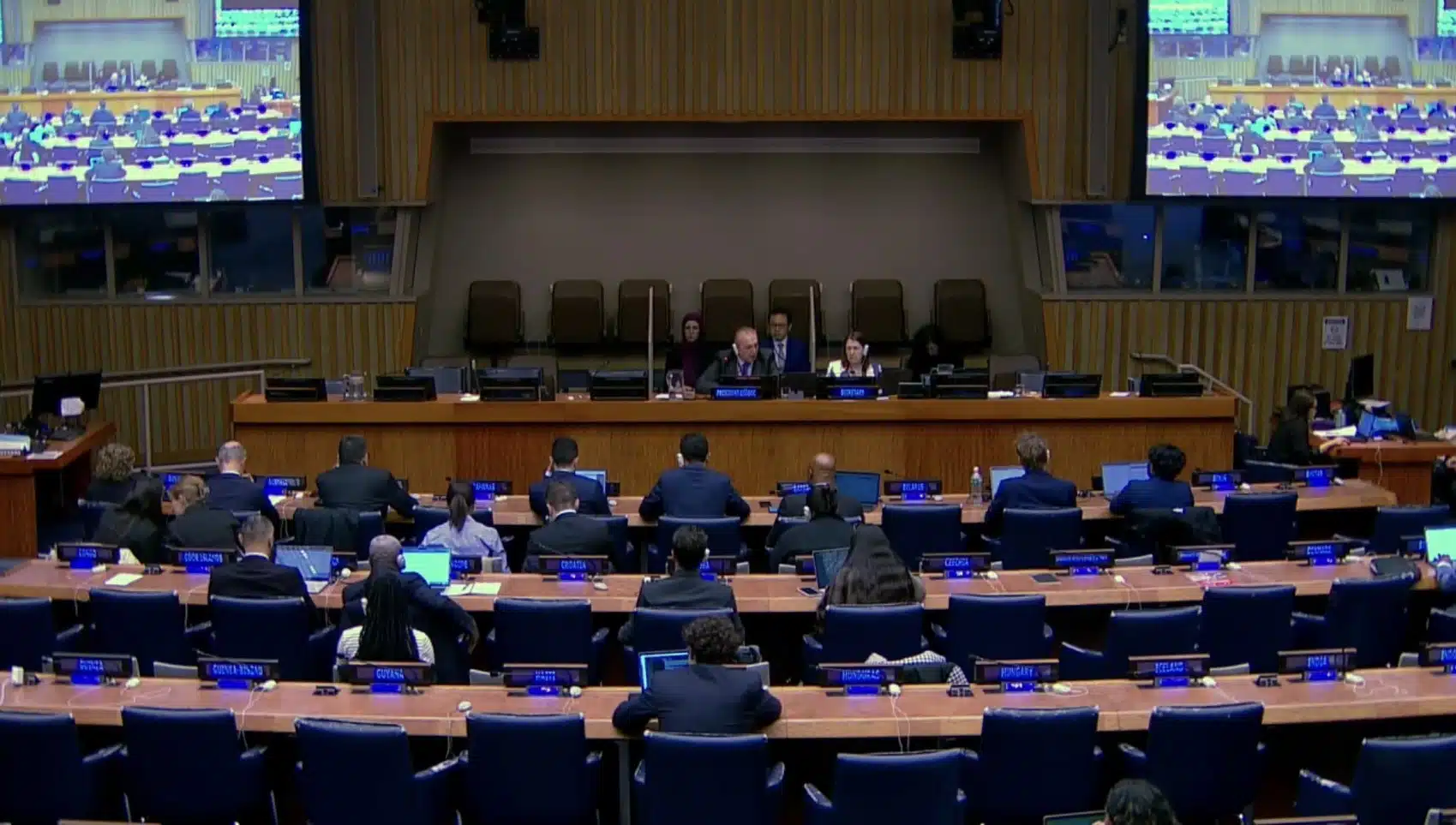 บรรยากาศการประชุม ECOSOC Forum on Financing for Development