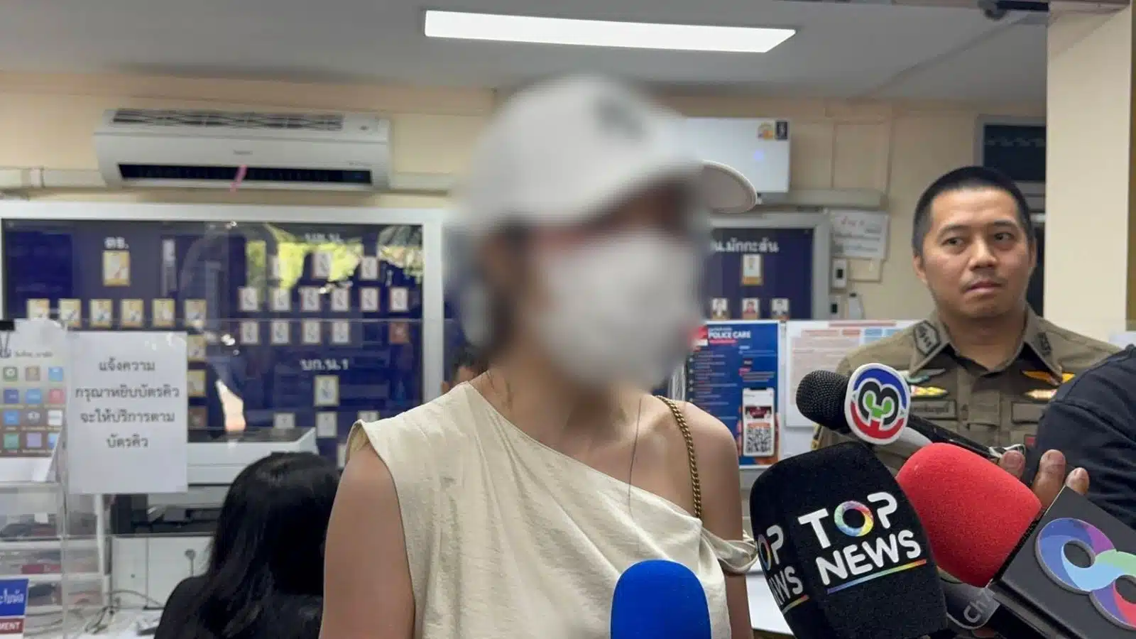 หญิงอายุ 33 ปี เดินทางเข้าให้ปากคำเพิ่มเติมที่ สน.มักกะสัน