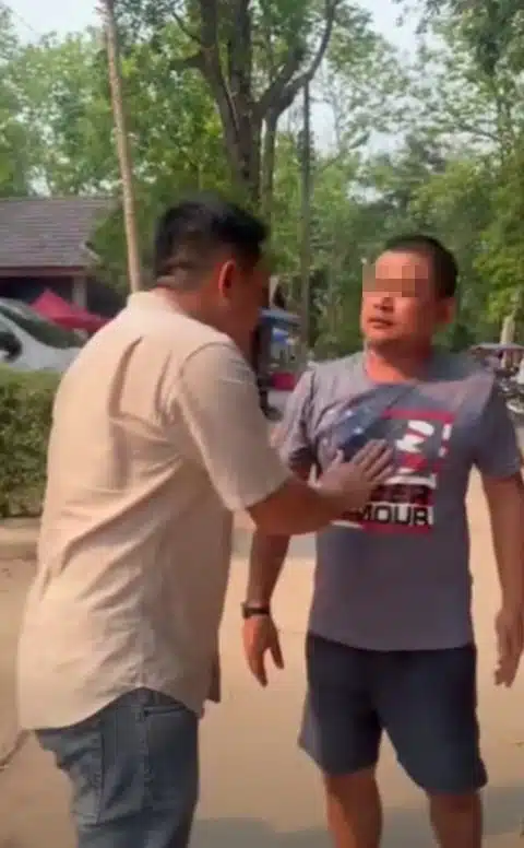 หนุ่ม อ้างเป็นทหารกองทัพภาค 2 โวยสส.จัดปาร์ตี้โฟม สั่งปิด-รื้อซุ้ม บอกขว้างถนน-3